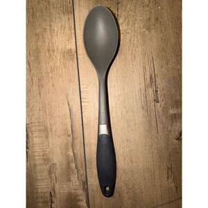 EKCO Gray Silicone Slotted Spoon Kitchen Utensil‎ Cooking Serving